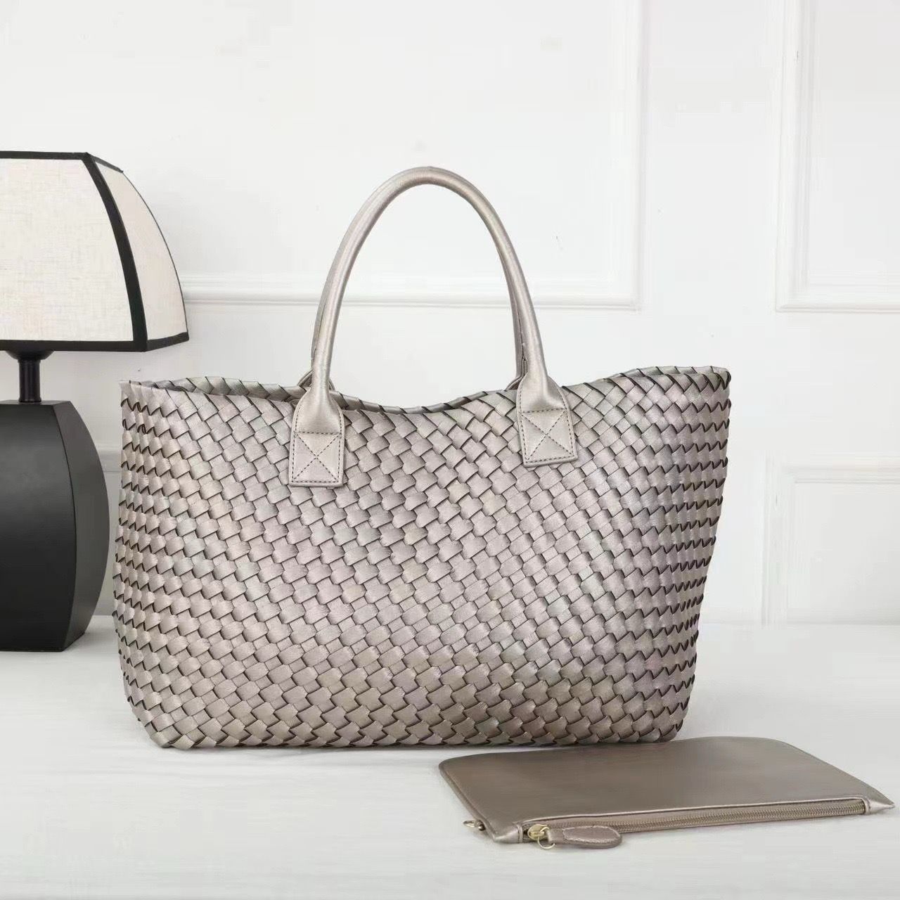 The Weavey Tote - Pewter PRE ORDER STOCK DUE END NOVEMBER