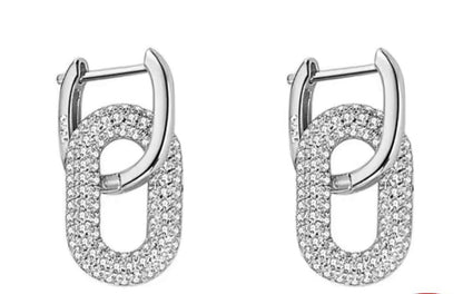 Jemima Hoop Earrings - Silver