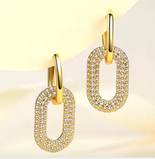 Jemima Hoop Earrings - Gold