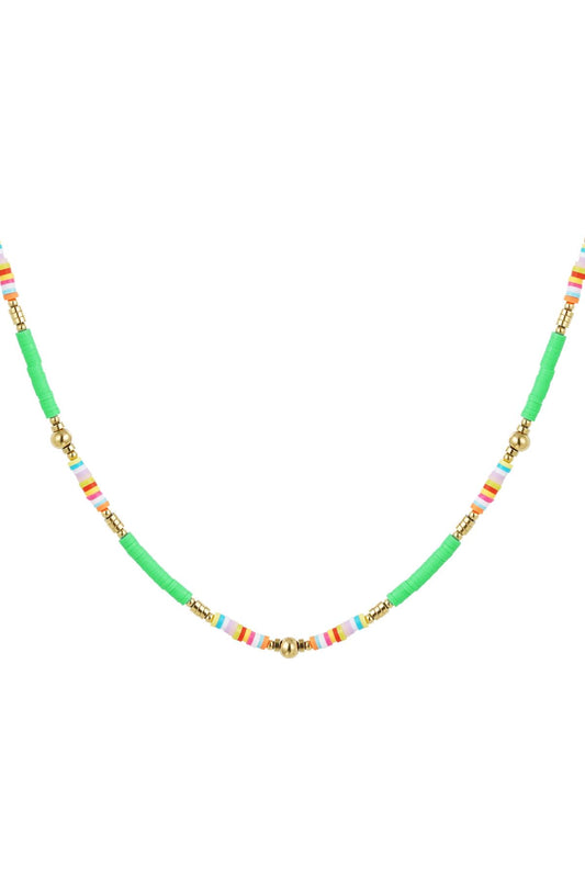 Summer Bead Necklace - Multiple Colours