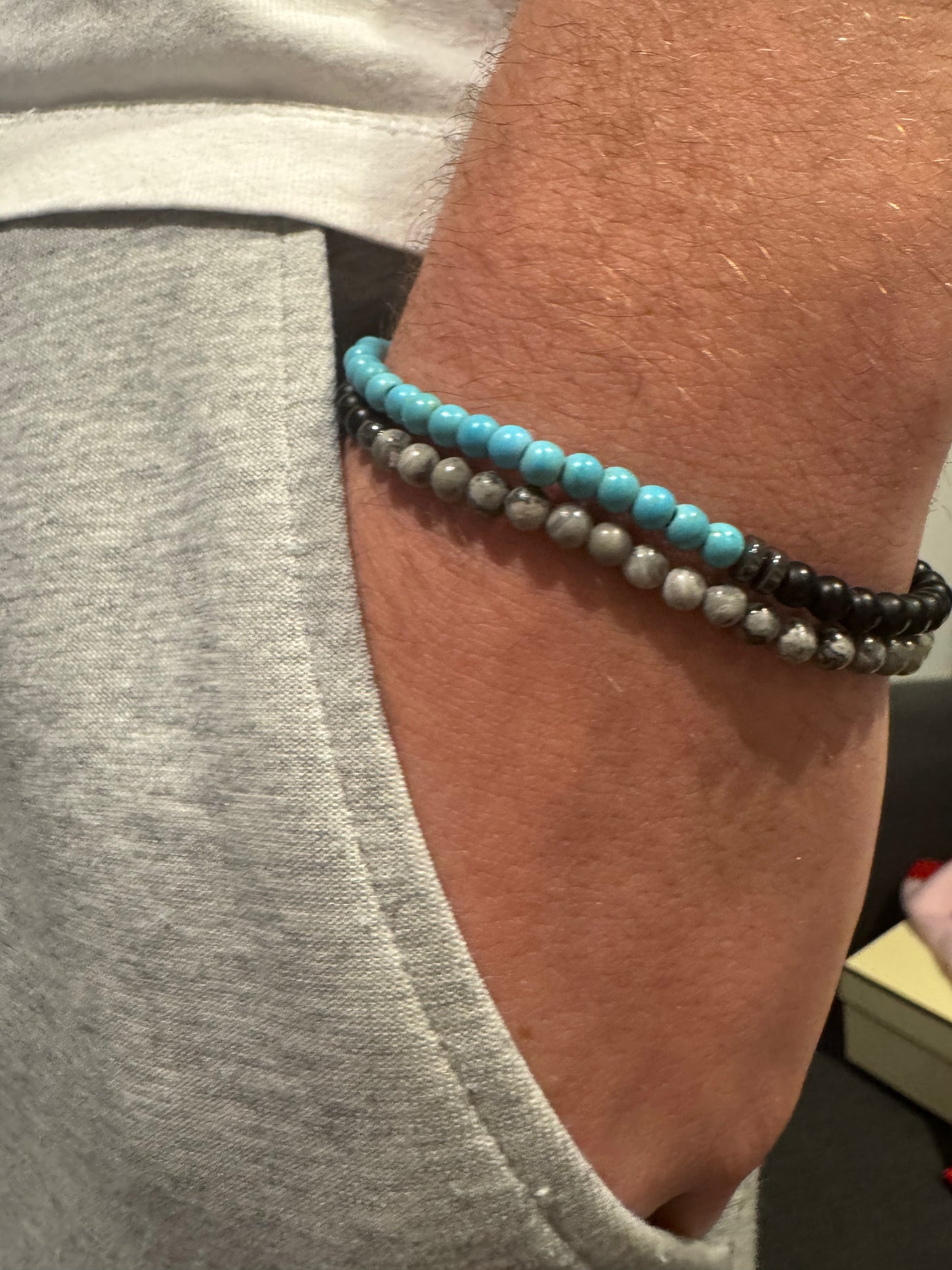 Beaded Set of Two Bracelets