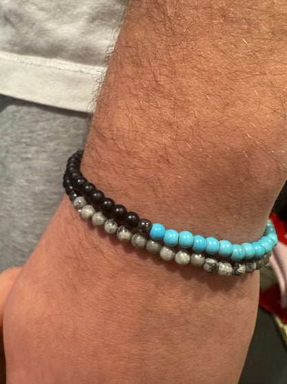 Beaded Set of Two Bracelets