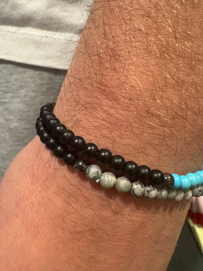 Beaded Set of Two Bracelets