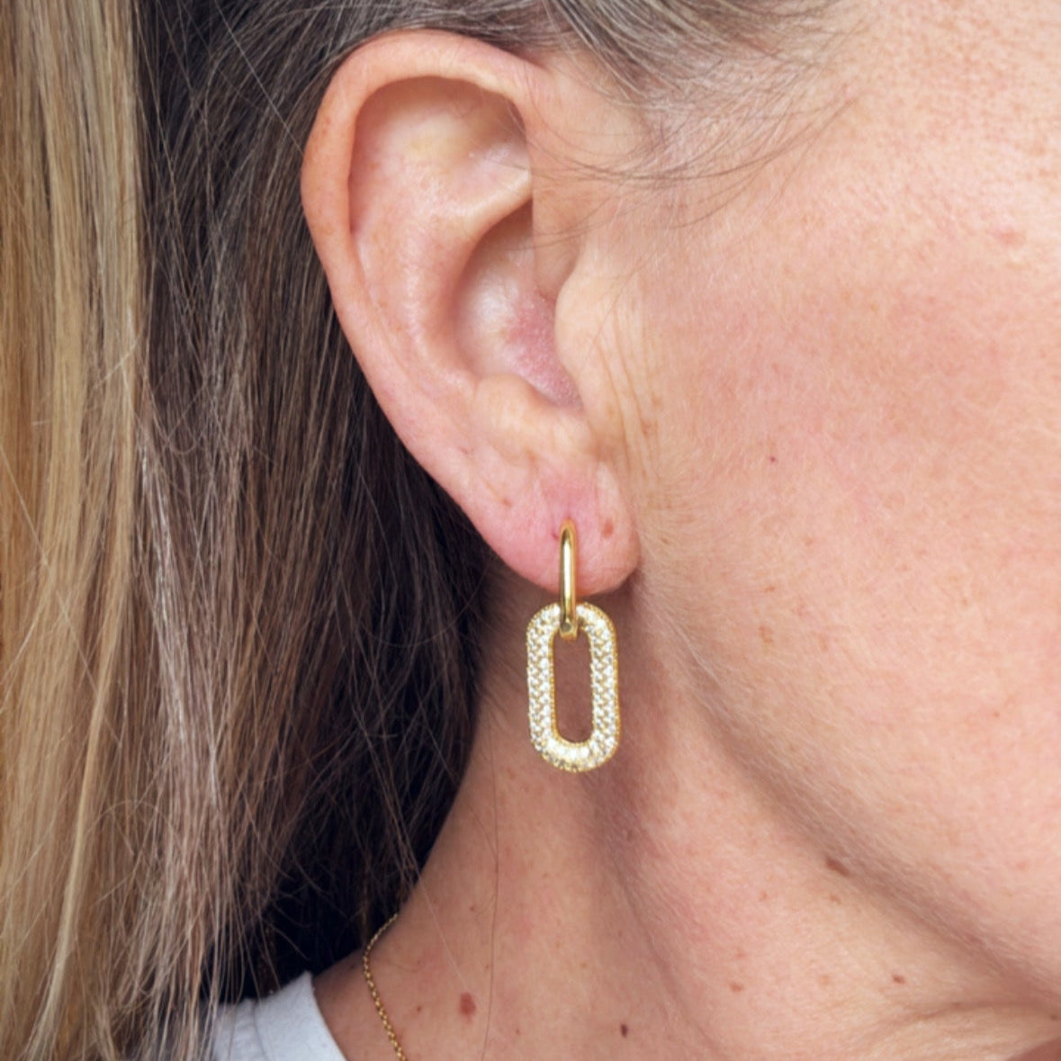 Jemima Hoop Earrings - Gold