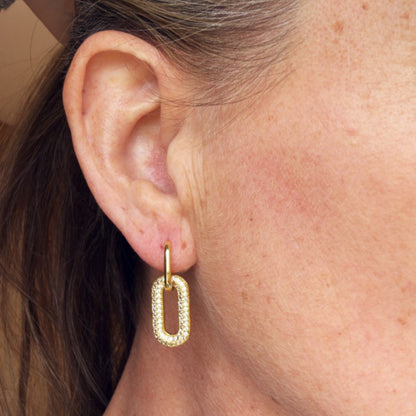 Jemima Hoop Earrings - Gold