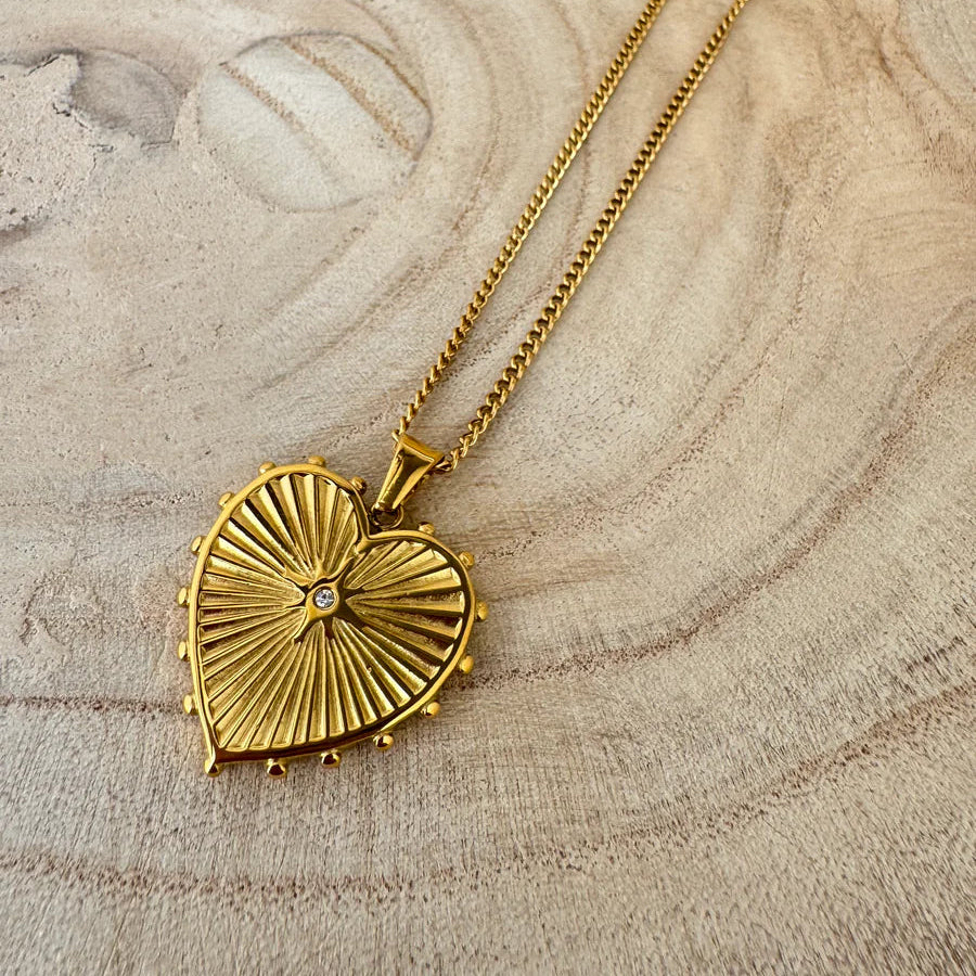 Golden Heart Necklace