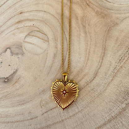 Golden Heart Necklace