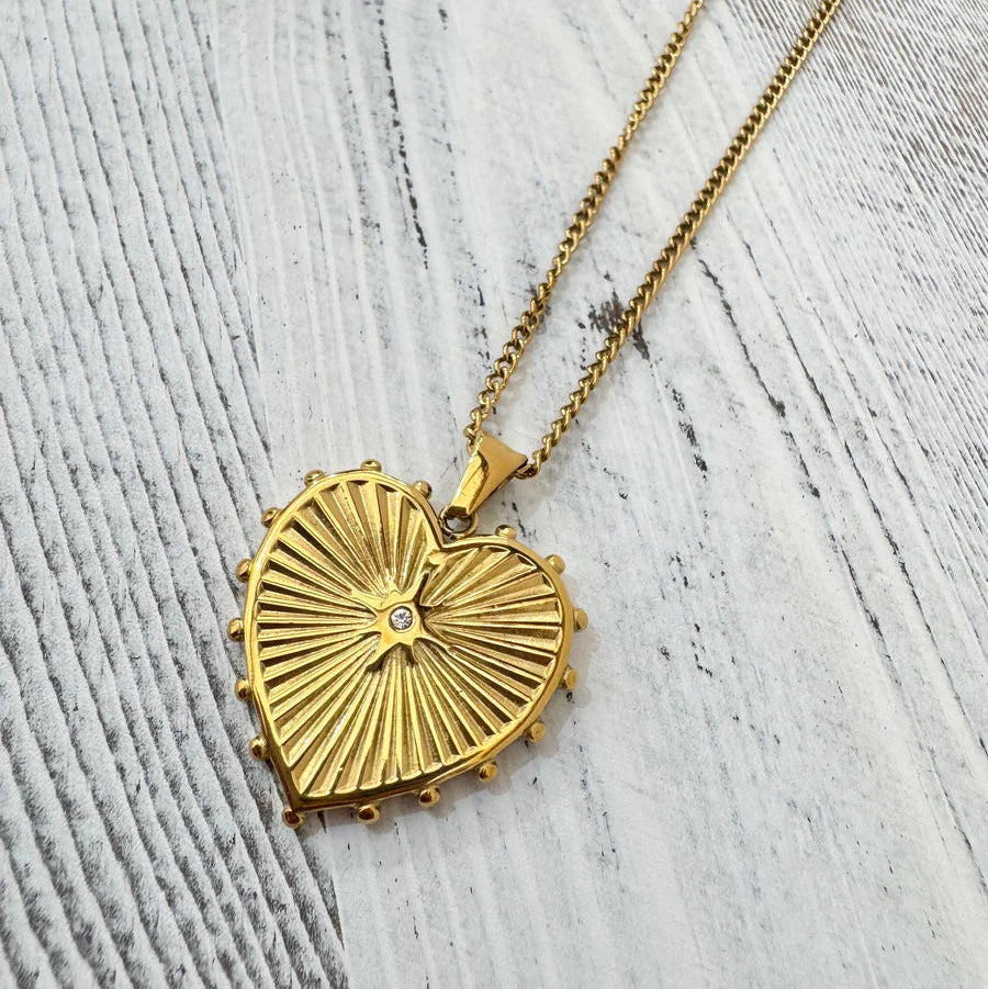 Golden Heart Necklace