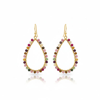 Boho Tourmaline Earrings