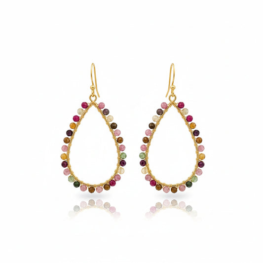 Boho Tourmaline Earrings