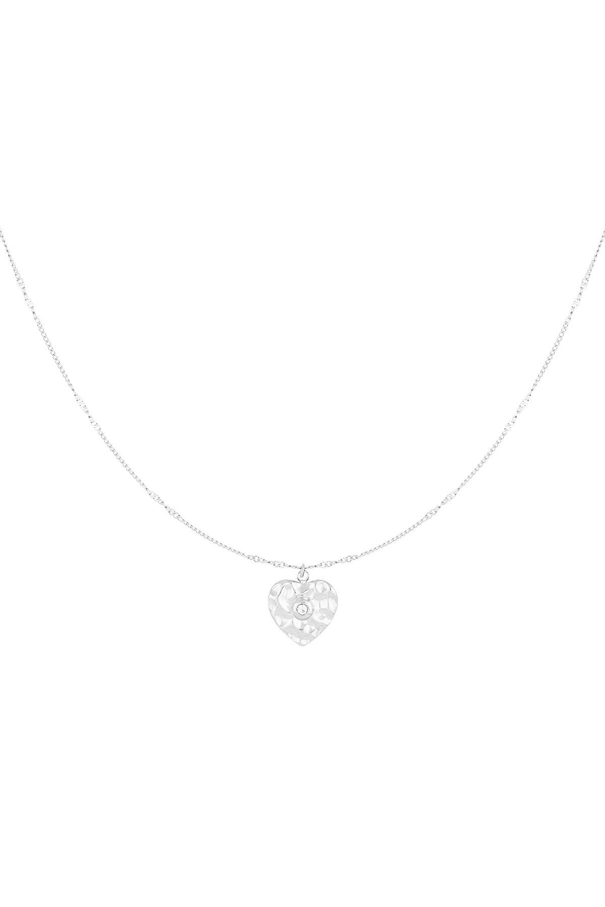 True Heart Necklace - Silver