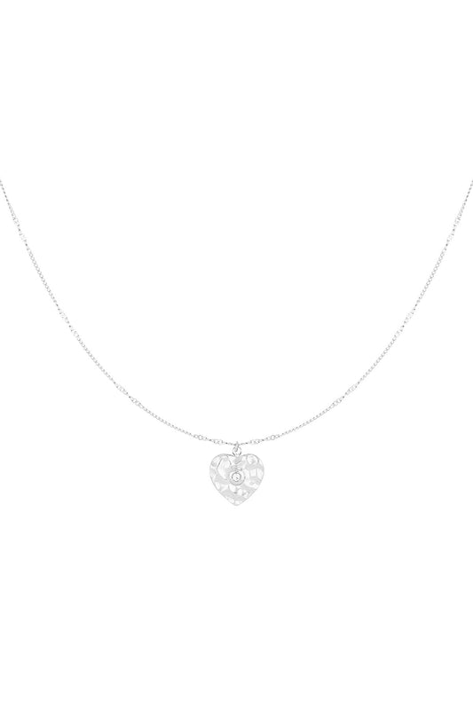 True Heart Necklace - Silver