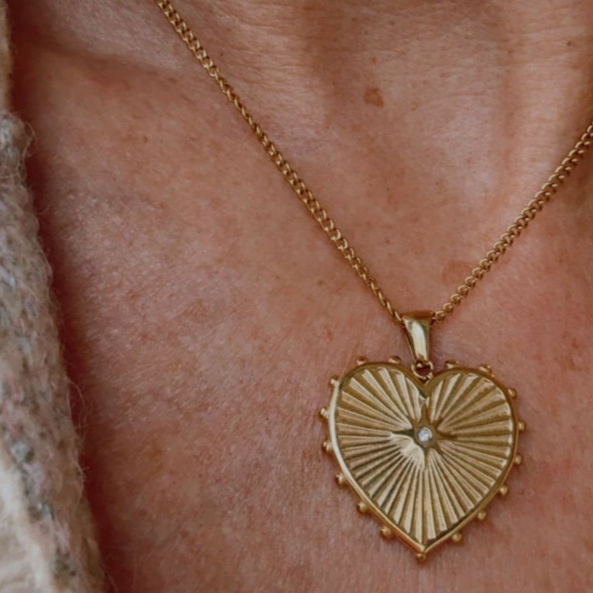 Golden Heart Necklace