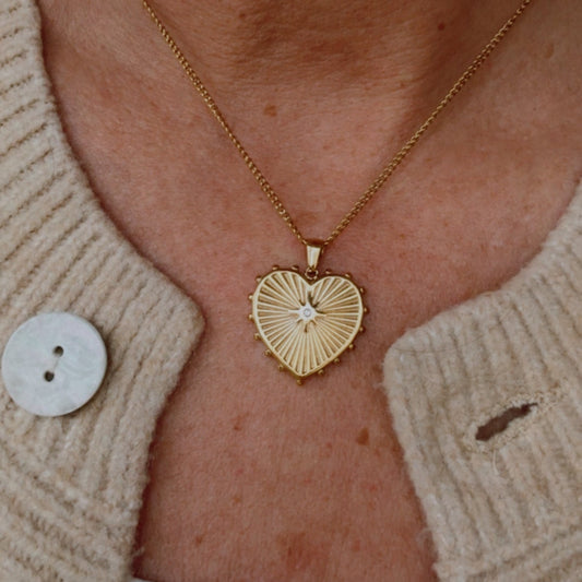 Golden Heart Necklace