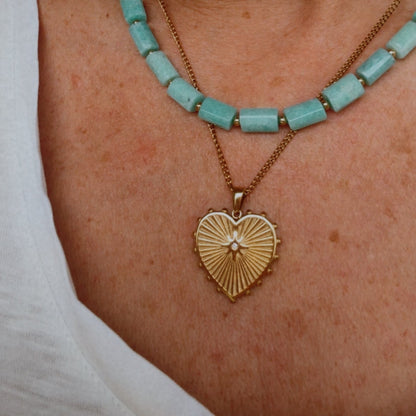 Golden Heart Necklace