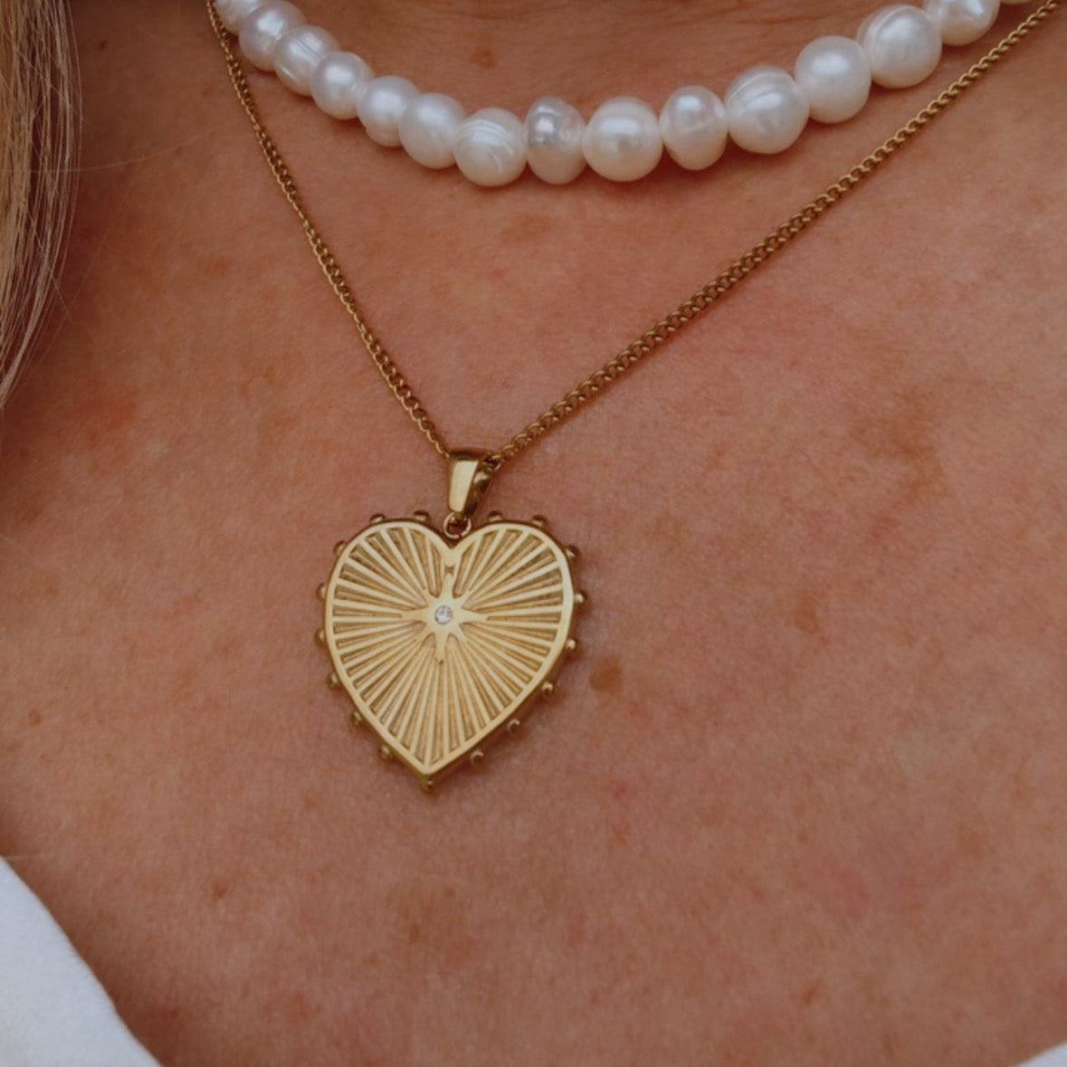 Golden Heart Necklace
