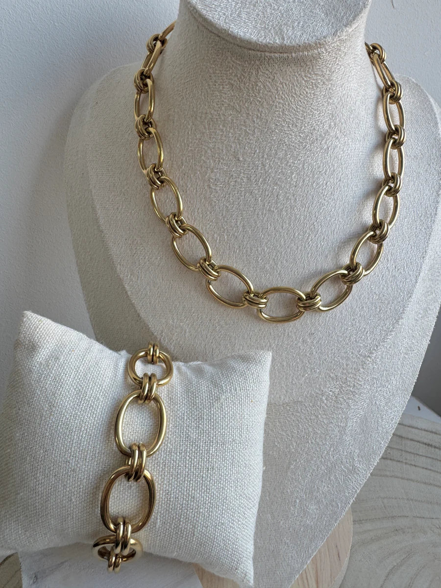Hannah's Everyday Luxe Chunky Necklace - Gold