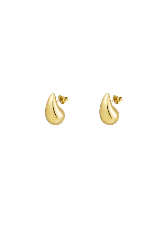 Mini Drop Earrings - Gold