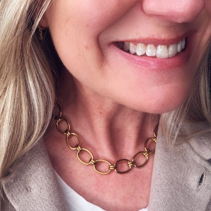 Hannah's Everyday Luxe Chunky Necklace - Gold