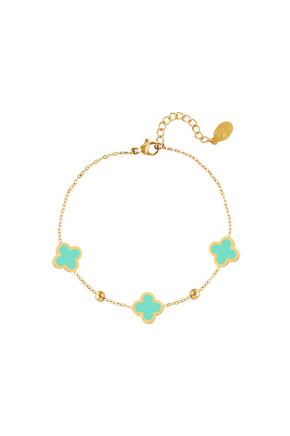 Gold Clover Bracelet