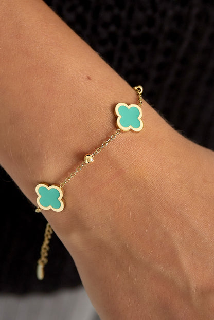 Gold Clover Bracelet
