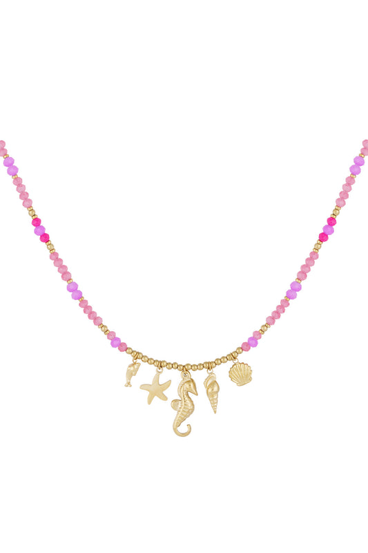 Sealife Necklace - Pink