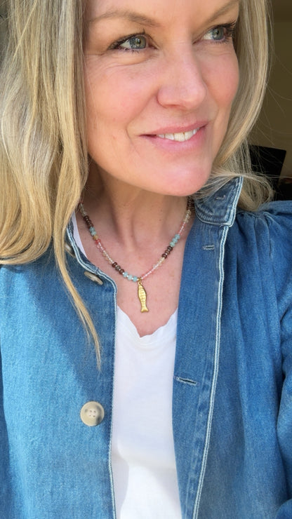 Summer Fish Necklaces - Multi Colours
