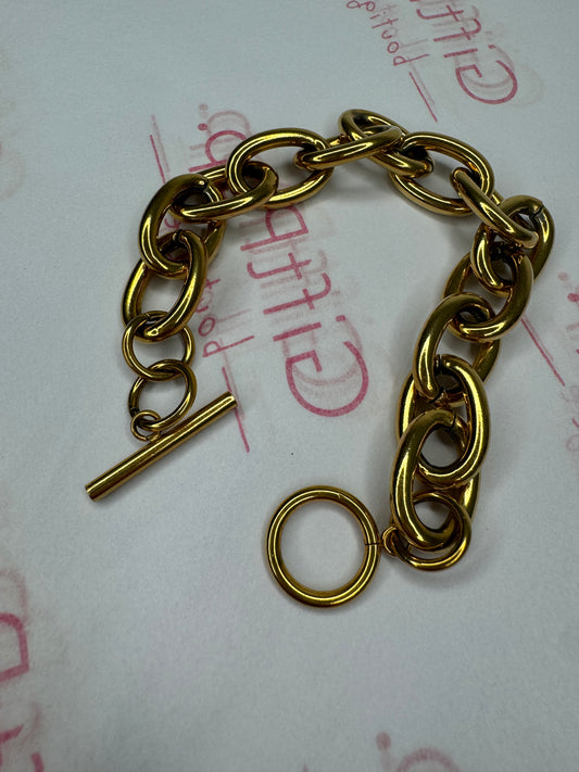 Summer Link Bracelet - Chunky Gold