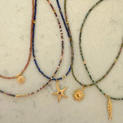 Tidal Treasure Necklace - Multiple Colours/ Charms