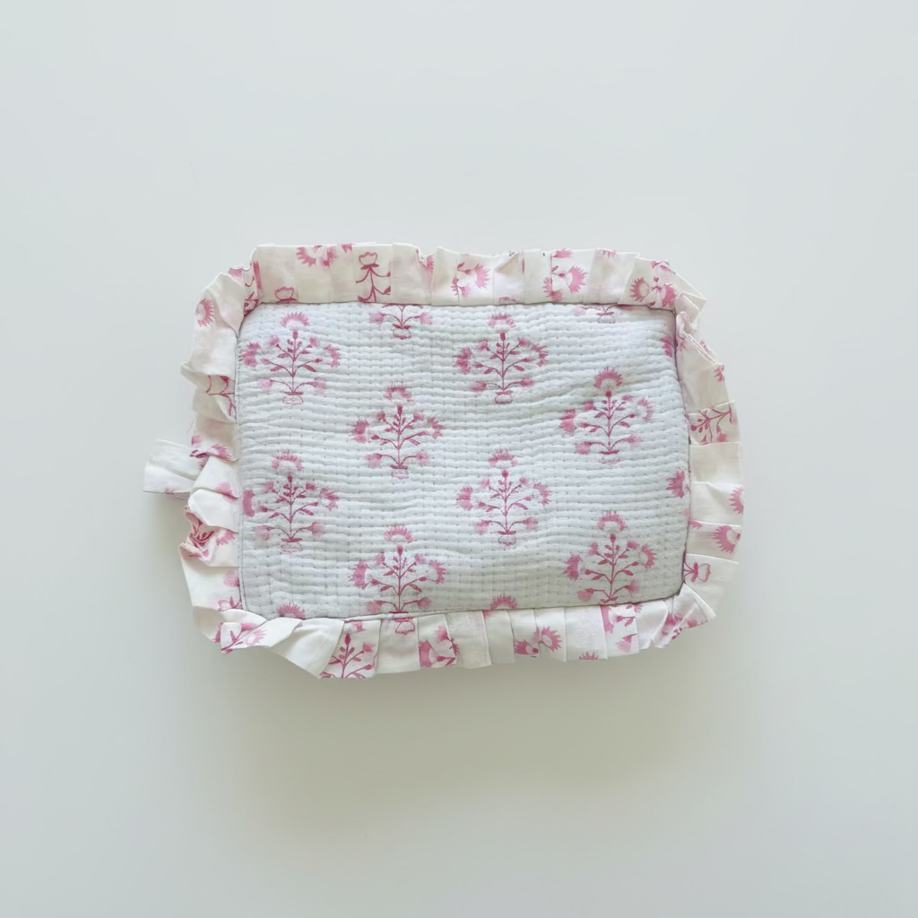 Hannah's Special Frilly Wash Bag - Pink