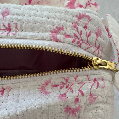 Hannah's Special Frilly Wash Bag - Pink