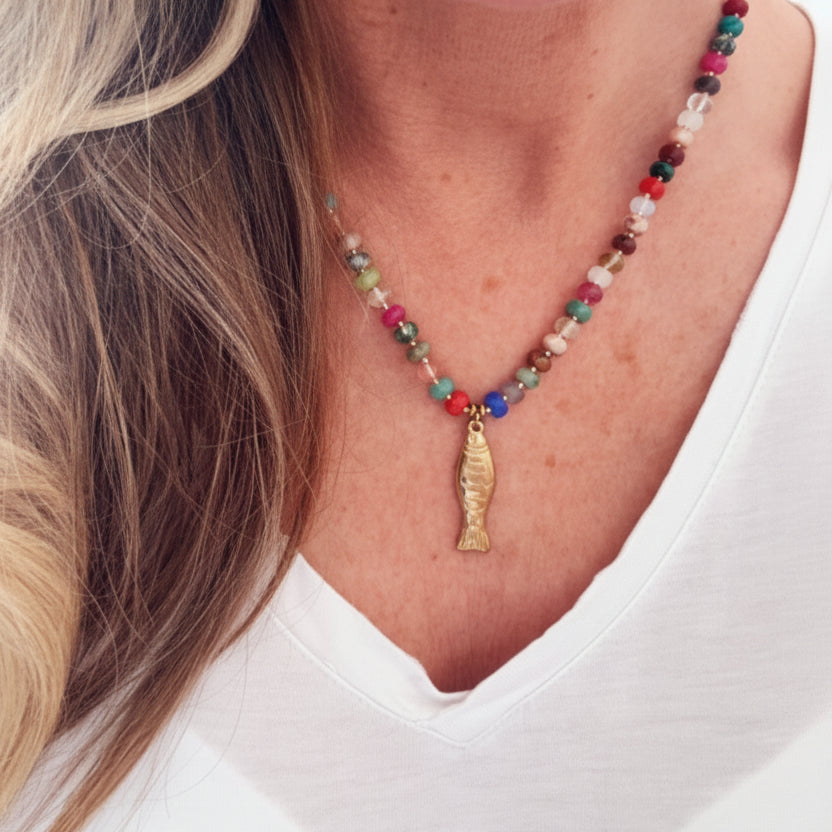 Summer Fish Necklaces - Multi Colours