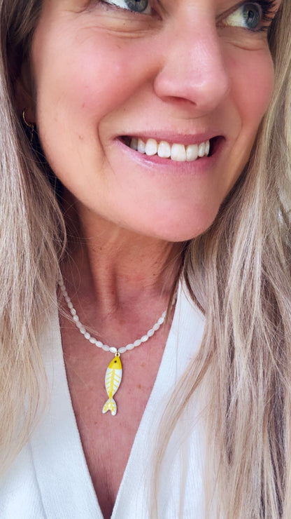 Shell Fish Necklaces - Multiple  Charms