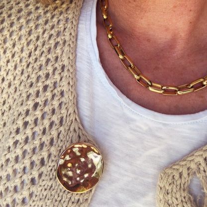 Chunky All Day Link Necklace - Gold
