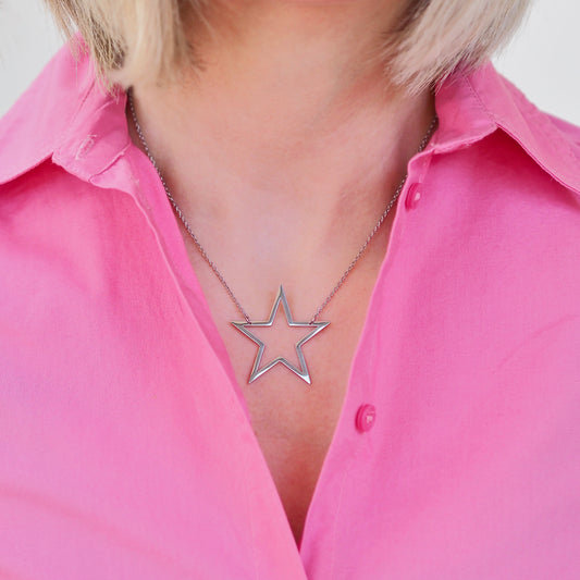 Rock Star Necklace - Silver