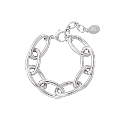 Chunky Link Bracelet - Silver